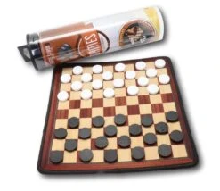 Jeu Dames Et Moulin 2 En 1 Plateau Souple. Game Tubes