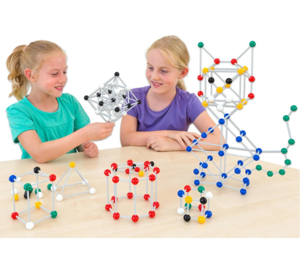 Géométrie Espace 360 Pièces - Jeu Assemblage Boules Et De Tiges à Emboîter – Image 7
