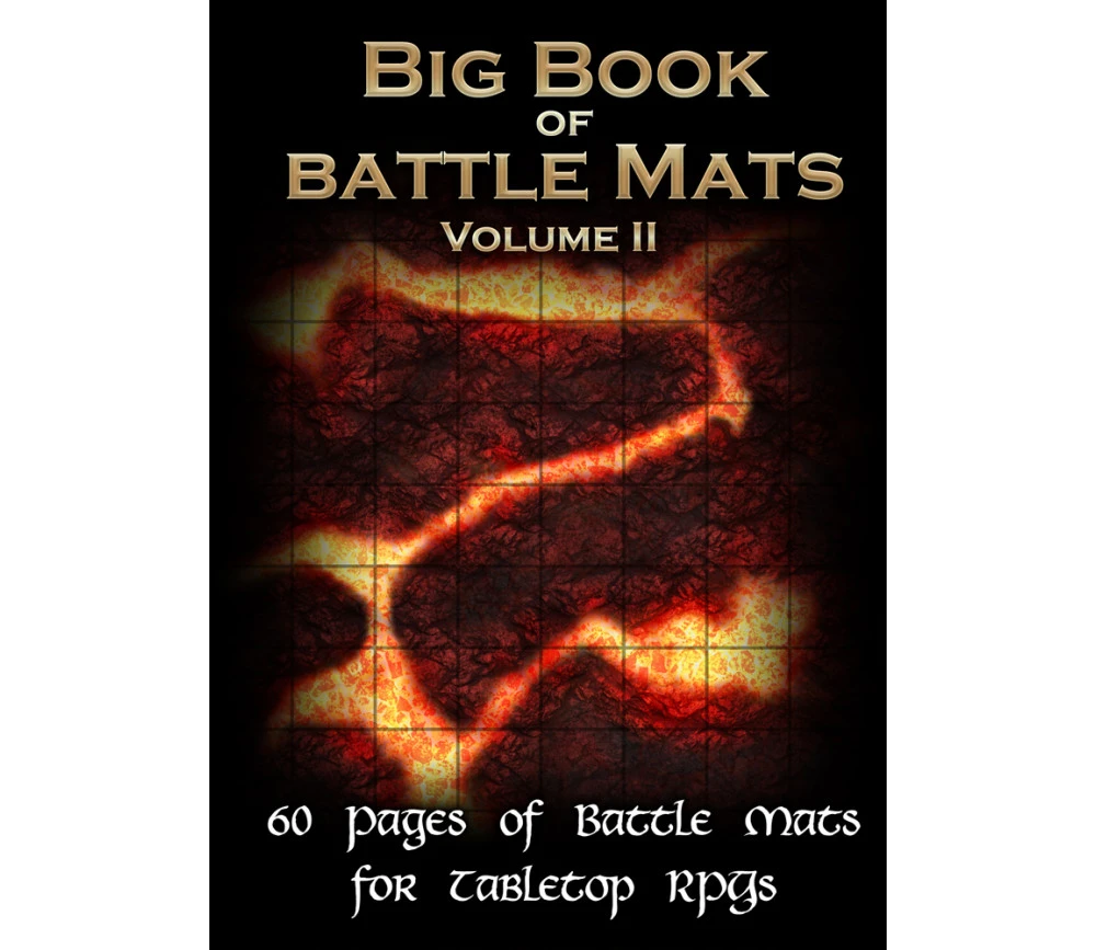 Livre A4 Battle Mats Vol.2 Plateau De Jeu Big Book