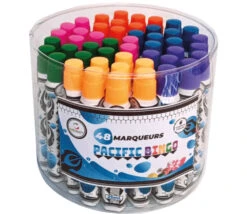 48 Marqueurs Pour Carton Loto Bingo - 6 Couleurs