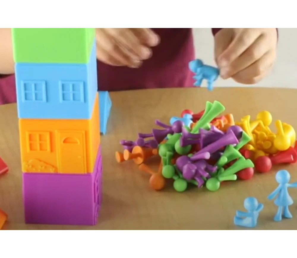Matériel éducatif : 6 Maisons + 36 Personnages : Manipulation, Tri Et Calcul – Image 6