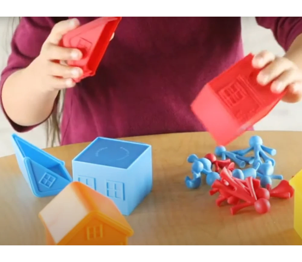 Matériel éducatif : 6 Maisons + 36 Personnages : Manipulation, Tri Et Calcul – Image 7