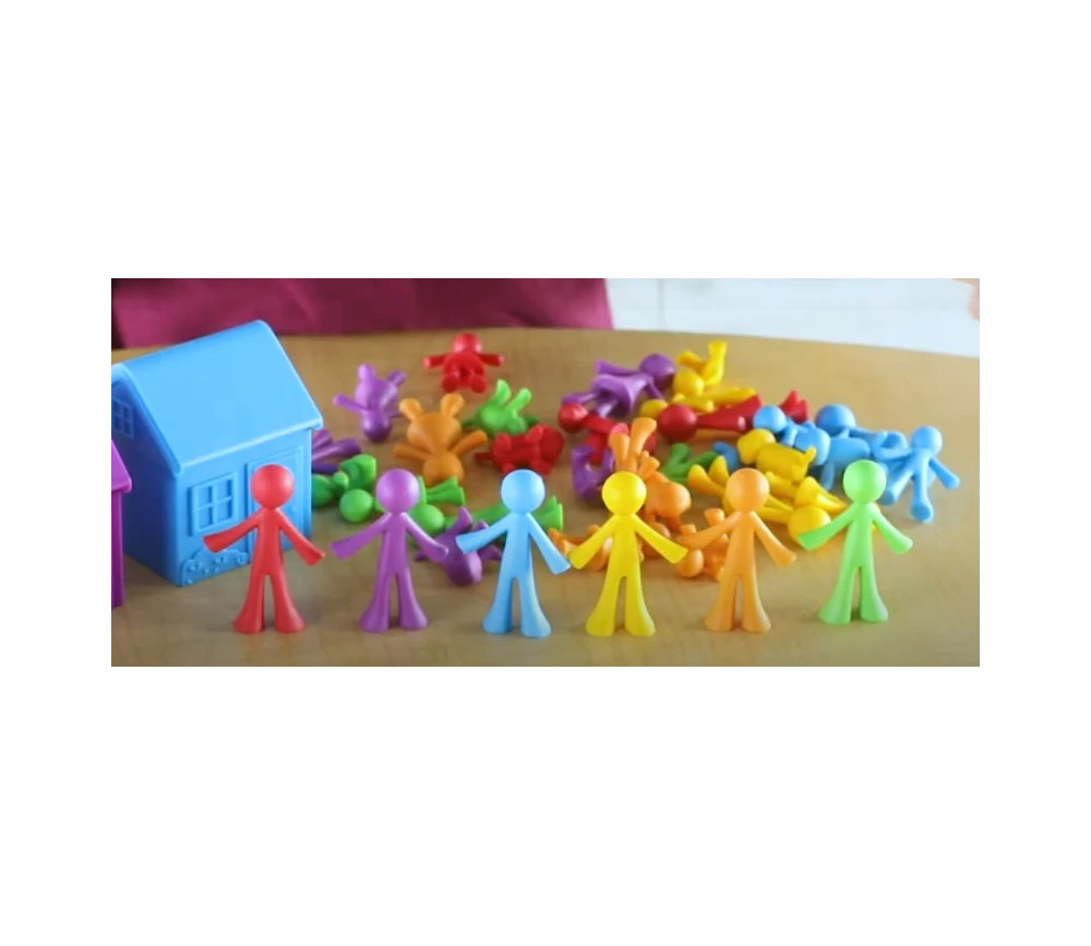Matériel éducatif : 6 Maisons + 36 Personnages : Manipulation, Tri Et Calcul – Image 9