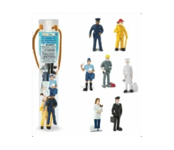 Métiers : 7 Figurines De Jeu Réalistes 6 Cm