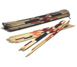 Mikado Bois Géant 80 Cm AVEC Filet De Rangement