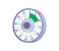 Minuteur Décompteur à Piles - Lumineux Et/ou Sonore - 16 Cm