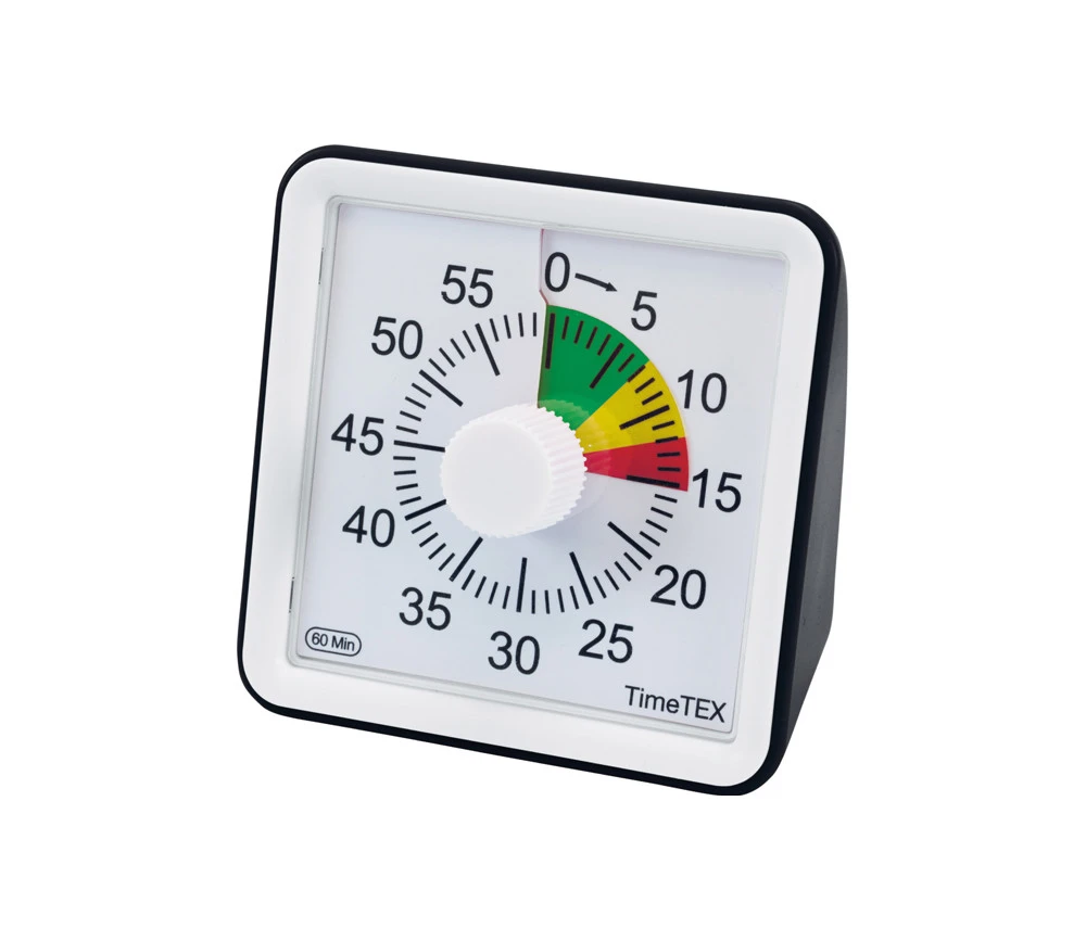 Minuteur Décompteur - Cadran Multicolore - 7.8 Cm