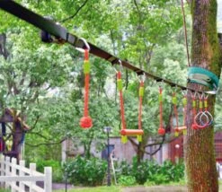 Ninja Line - Parcours Avec Slackline + 7 éléments