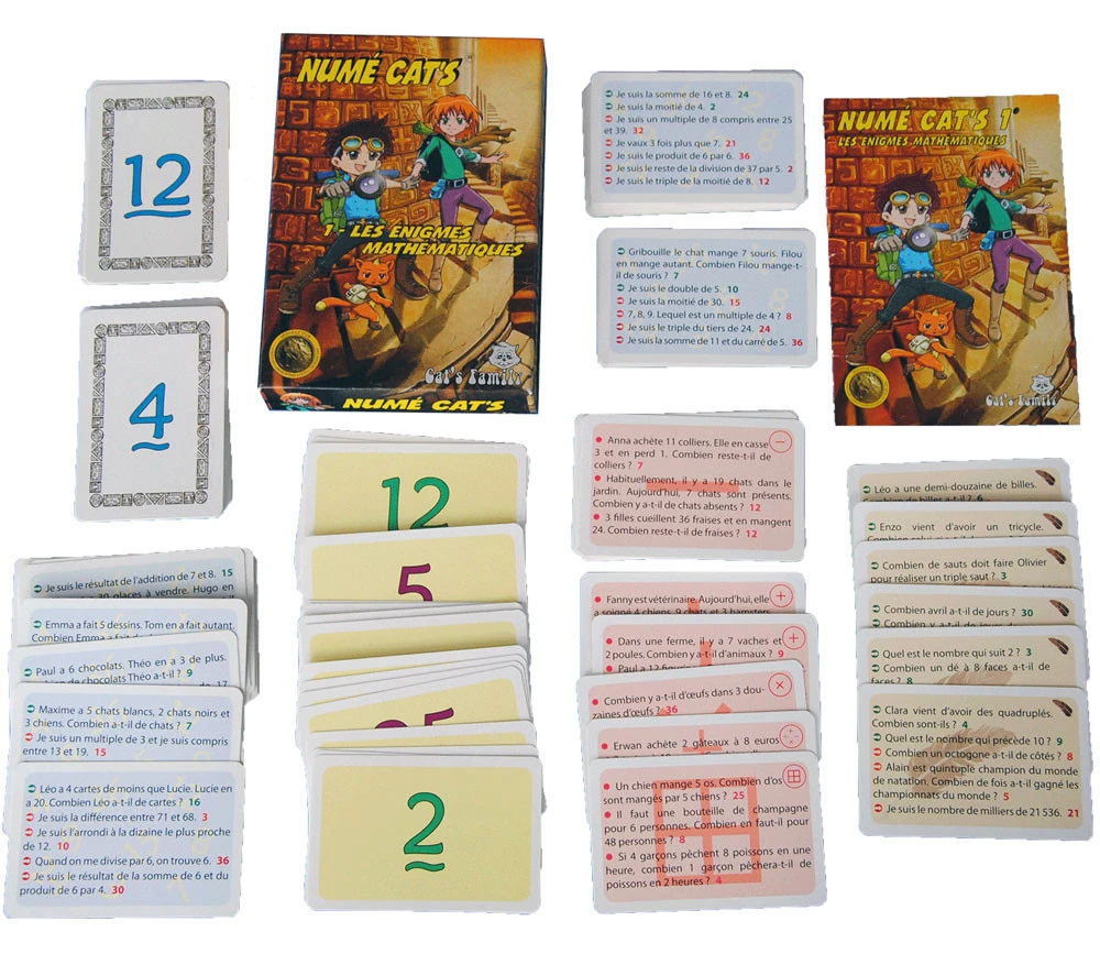 Numé Cat's 1 : Jeu énigmes Mathématiques Résolution De Problèmes Du CE2 Au Collège – Image 2