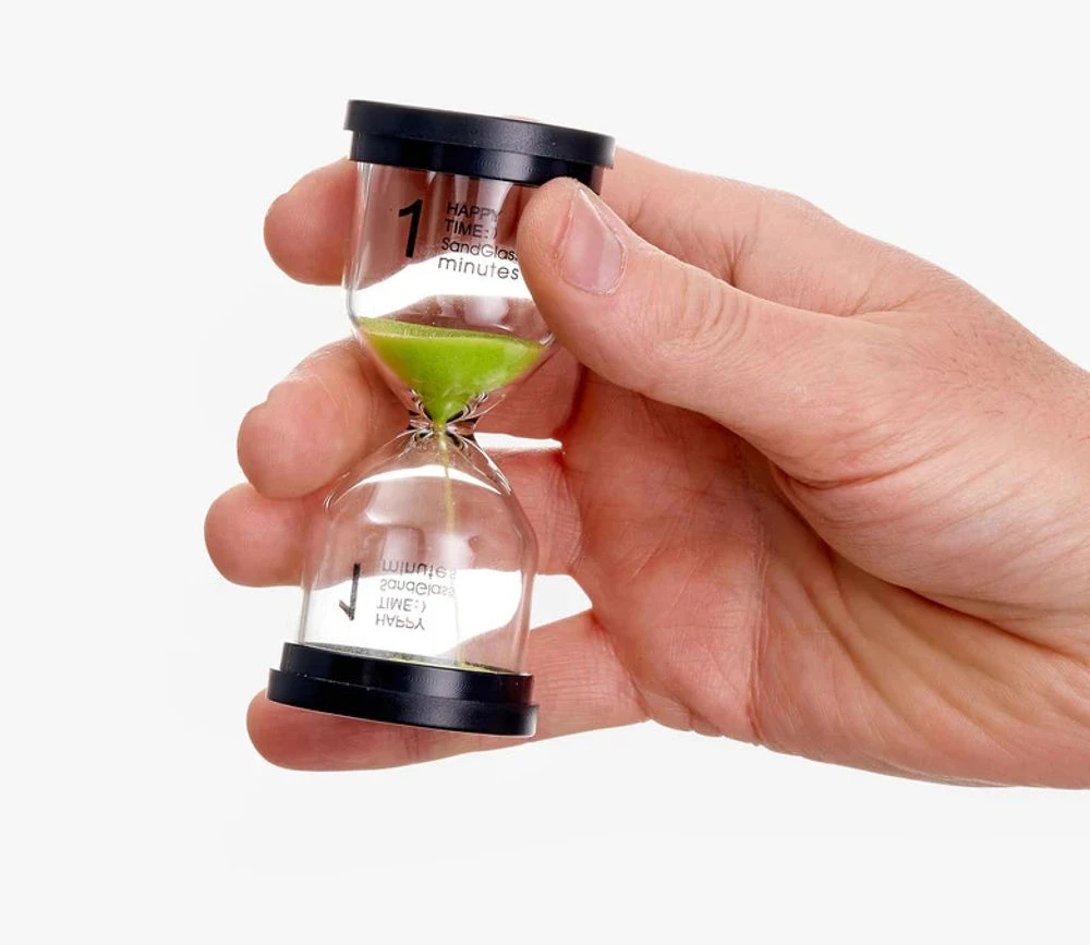 Pack 4 Sabliers 1, 3, 5,10 Minutes - 10 Cm De Haut - 4,3 Cm De Diamètre Super Lisible – Image 2