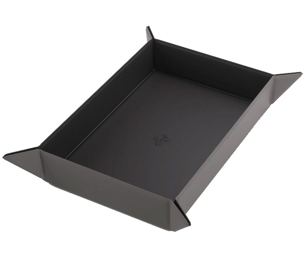 Piste De Dés Rectangulaire Magnétique 28 X 21 Cm Noir Et Grise - Gamegenic – Image 3