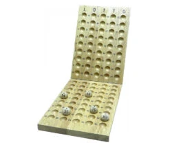 Plateau Contrôle Bois Pour Tirage Loto Boules De 1 à 90 De 24 Mm