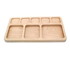 Plateau En Bois Massif Cases Pour Calcul Mathématiques 28 Cm