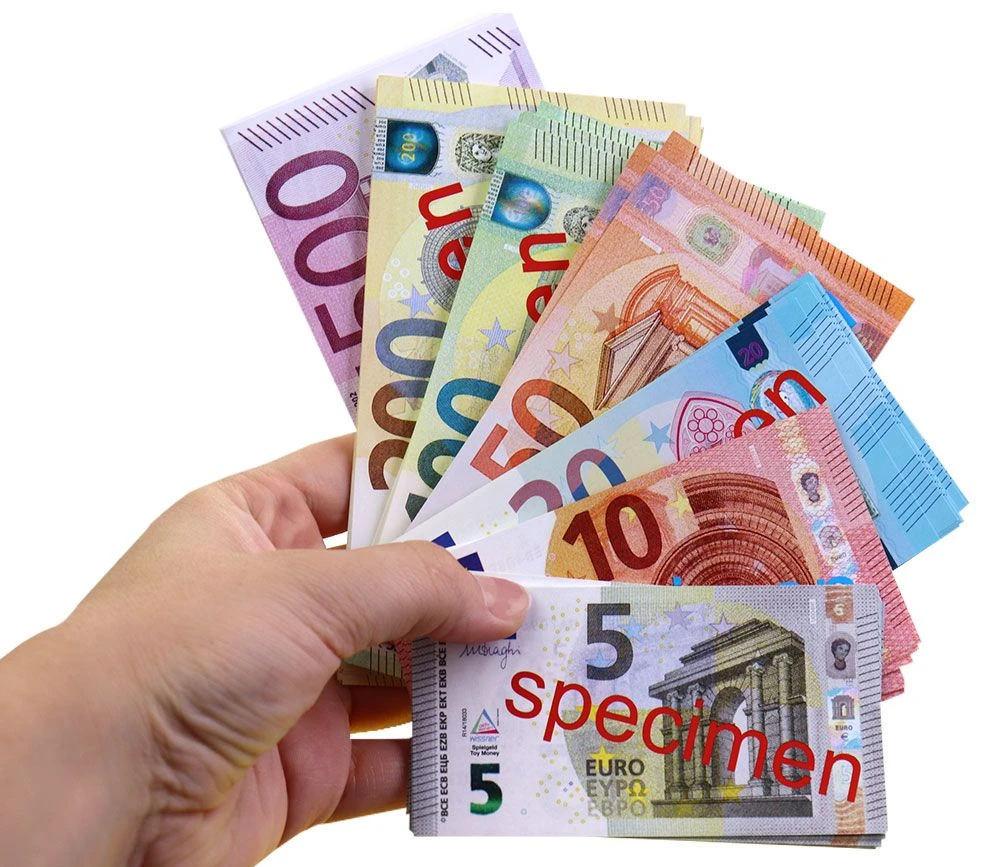 Plateau Géant Avec 290 Pièces Et Billets Euros Factices De Jeux – Image 2