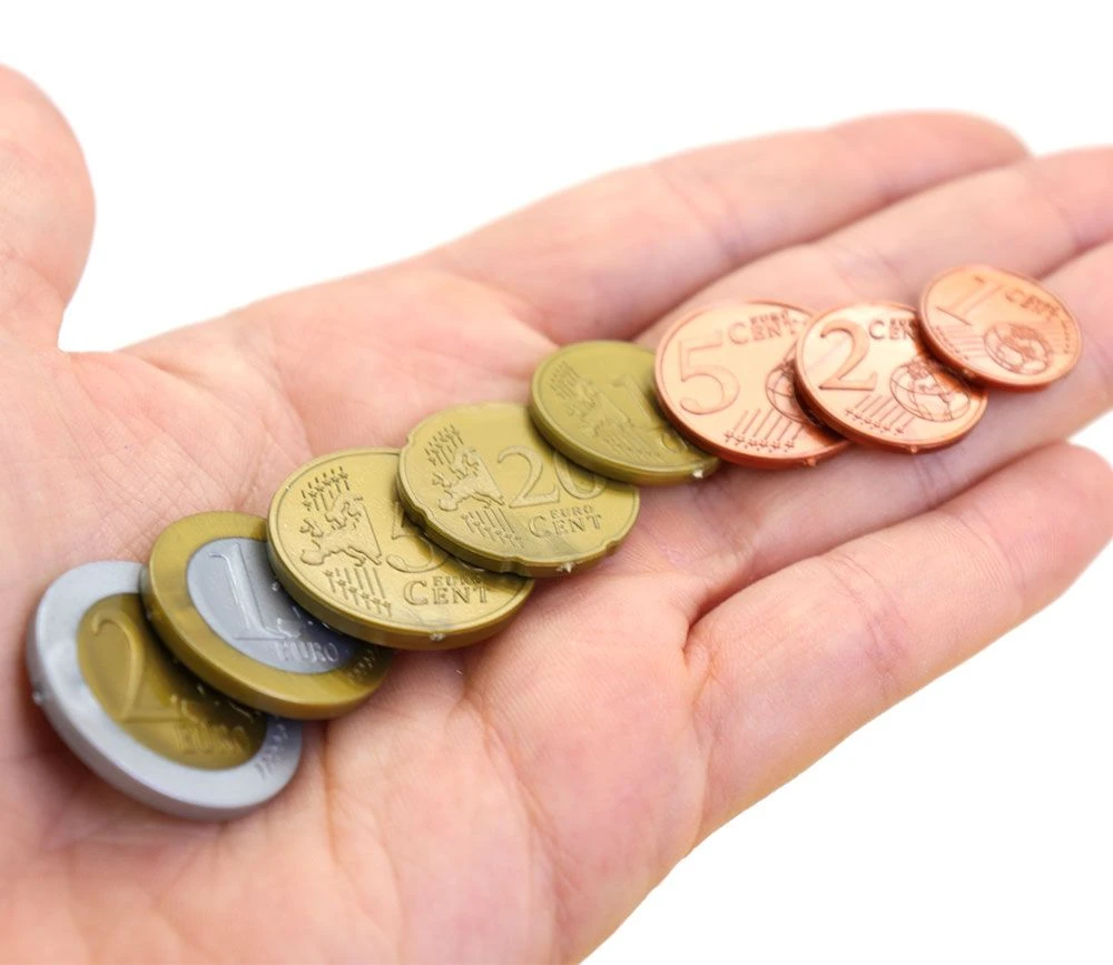 Plateau Géant Avec 290 Pièces Et Billets Euros Factices De Jeux – Image 5