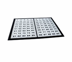 Plateau Pliable Contrôle Loto Tirage Jetons 1 à 90