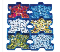 6 Plateaux Trieurs Pièces Puzzle RAVENSBURGER