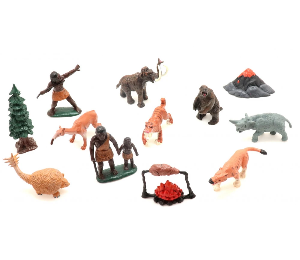 Préhistoire : Set 12 Figurines Livrées Avec Tube De Rangement – Image 5