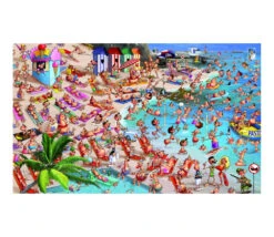 Puzzle 1000 Pièces La Plage, Ruyer. Série Comique Piatnik