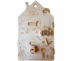 Calendrier Perpétuel Maisonnette Tout En Bois Pour Enfants