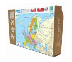 Puzzle Bois Carte De L'Europe 50 Pièces