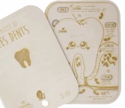 Puzzle éducatif En Bois - Les Dents