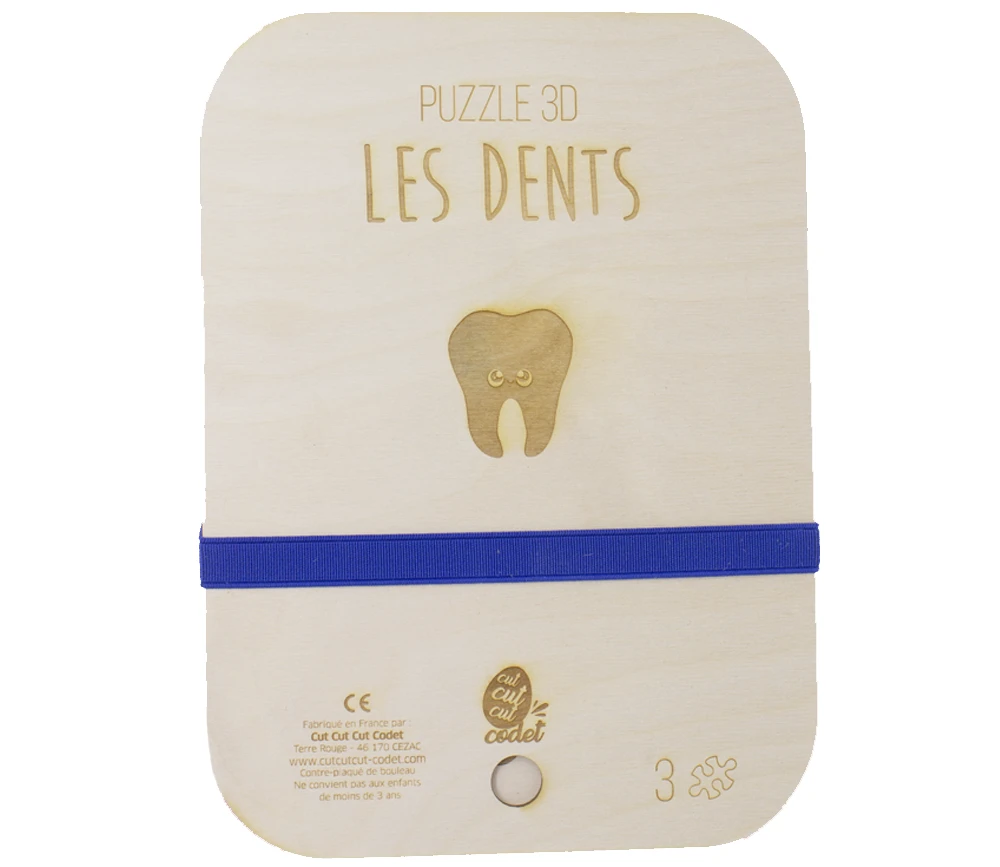 Puzzle éducatif En Bois - Les Dents – Image 2
