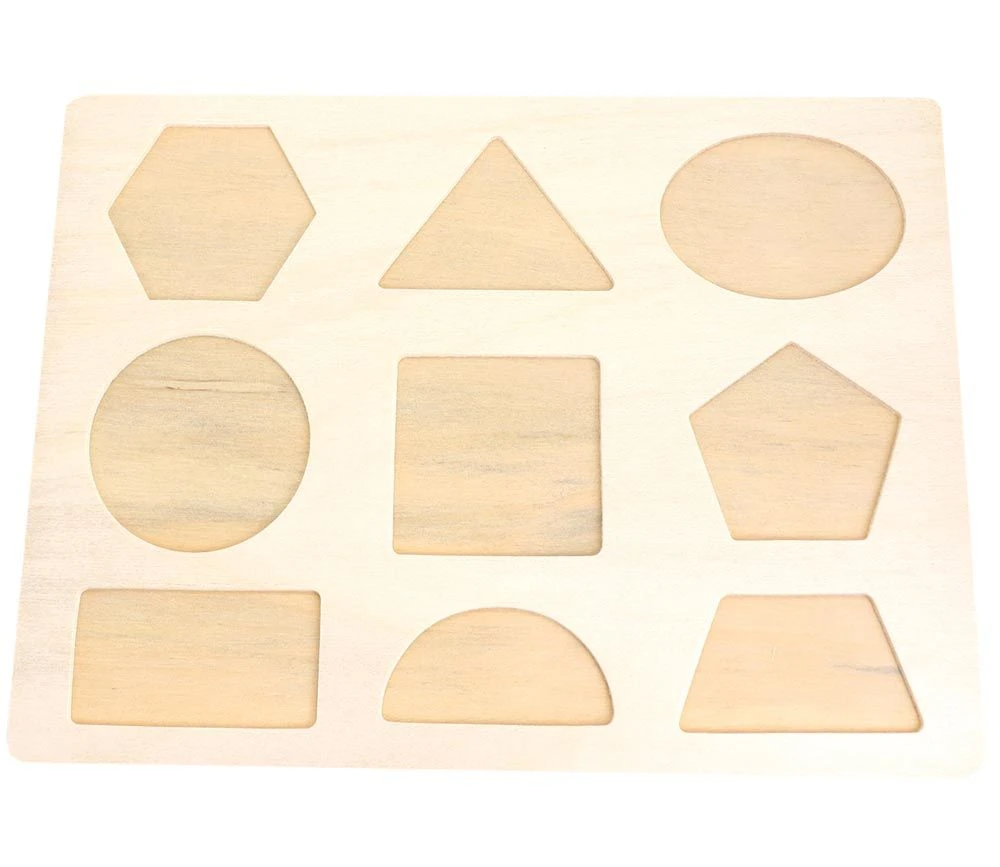 Puzzle En Bois 9 Formes Géométriques – Image 6