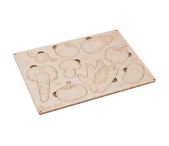 Puzzle En Bois Légumes - 9 Pièces