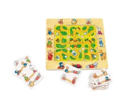 Jeu Logique Enfant En Bois 4 Ans Trouve Le Chemin Dans La Forêt