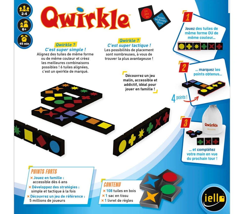 Qwirkle - Jeu Formes Et Couleurs édition Standard – Image 2