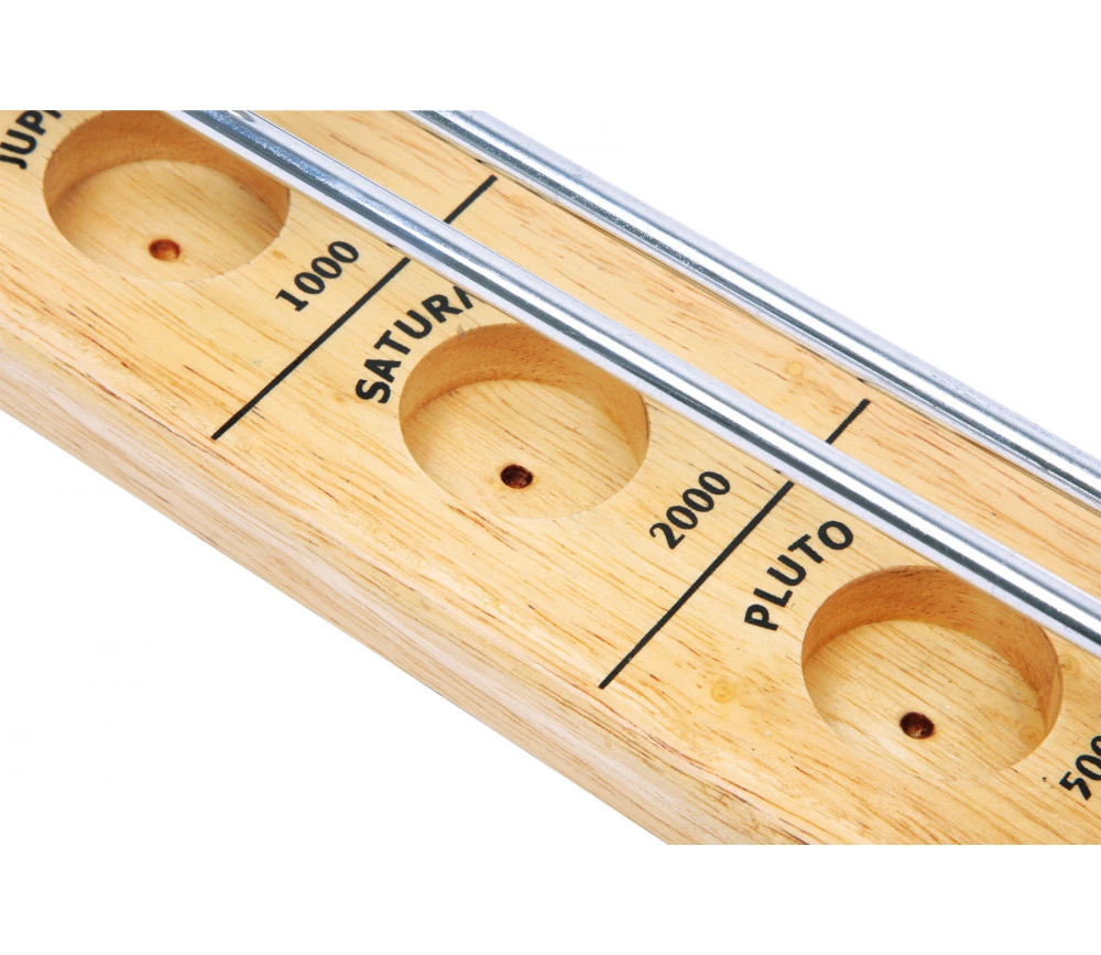 Rolling Ball En Bois Thème Planète 47 Cm – Image 2