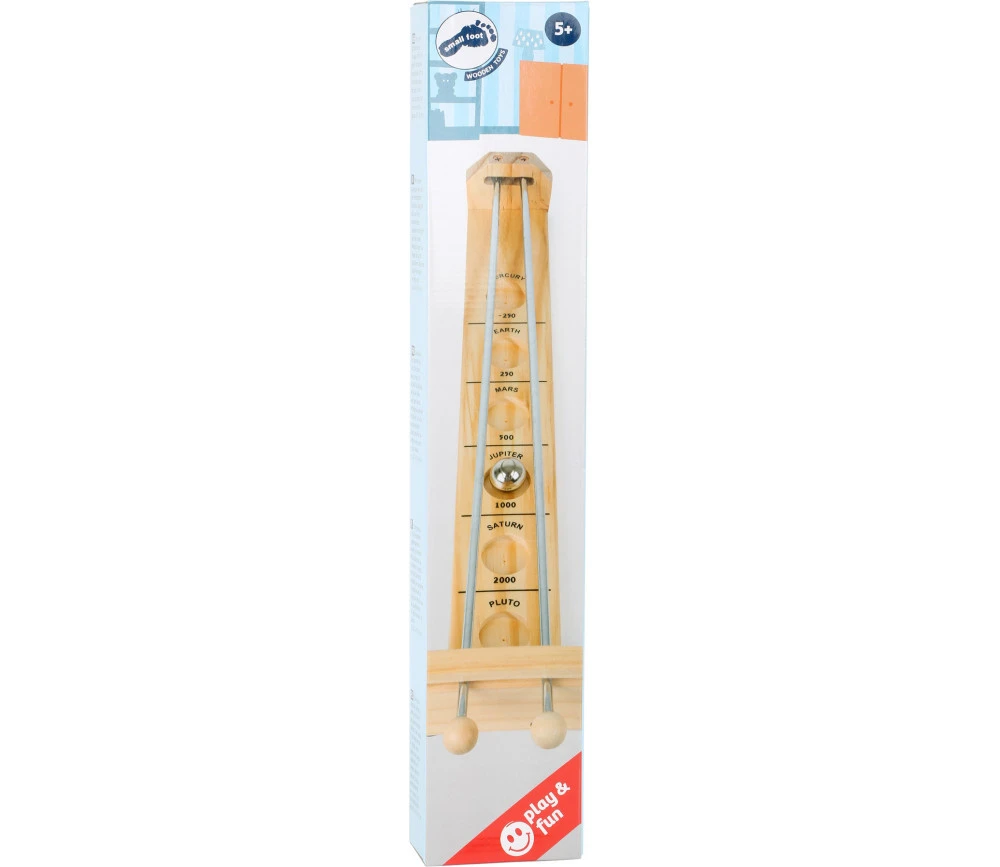 Rolling Ball En Bois Thème Planète 47 Cm – Image 3