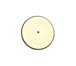 Roue En Bois De 14 Cm Avec Pneu Caoutchouc Pour Construction