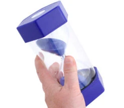 Grand Sablier Super Lisible 5 Minutes - BLEU - 16 Cm MAXI