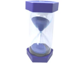 Sablier Ultra Lisible De 15 Minutes - BLEU - 30 Cm GEANT