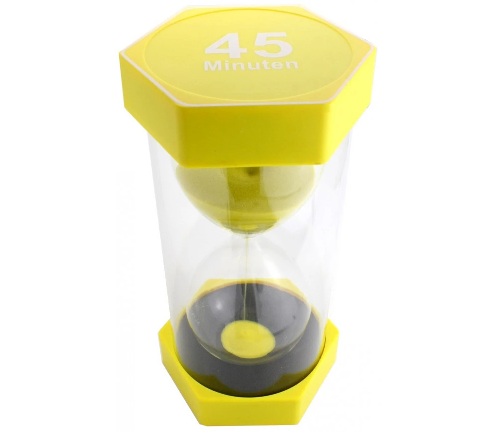 Sablier Ultra Lisible De 45 Minutes - JAUNE - 30 Cm GEANT – Image 2