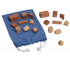 Sac Mystère Montessori 20 Formes Géométriques En Bois