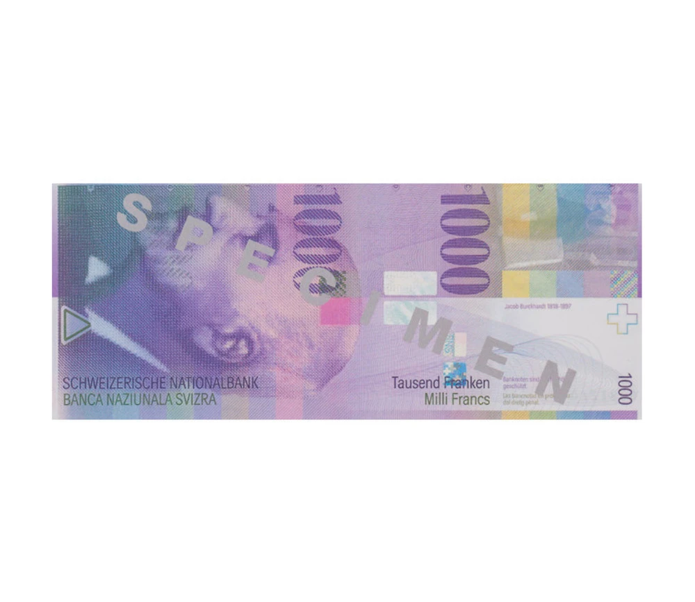 Set 55 Billets Franc Suisse Factices Pour Jeux Argent Très Réalistes – Image 13