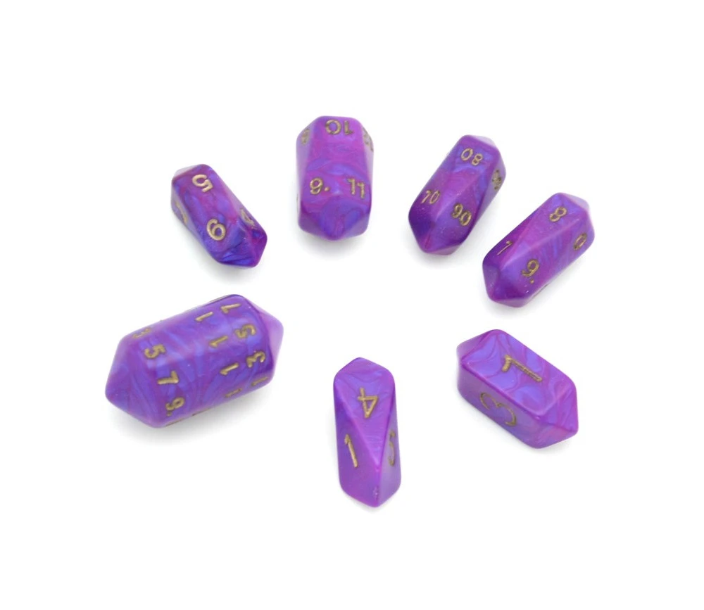 Set 7 Dés Baril Multi-faces Barrel Nacrés – Image 2