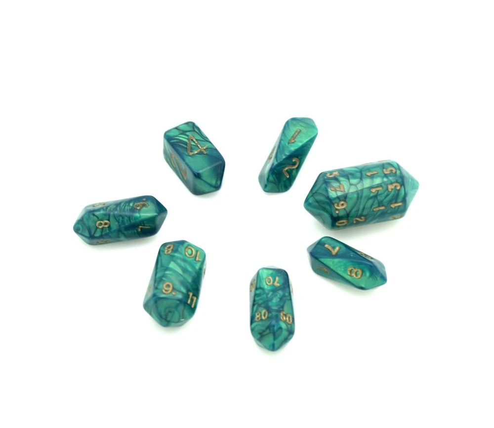 Set 7 Dés Baril Multi-faces Barrel Nacrés – Image 3