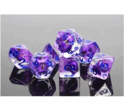 Set 7 Dés Multi-faces Turquoise - Treasure