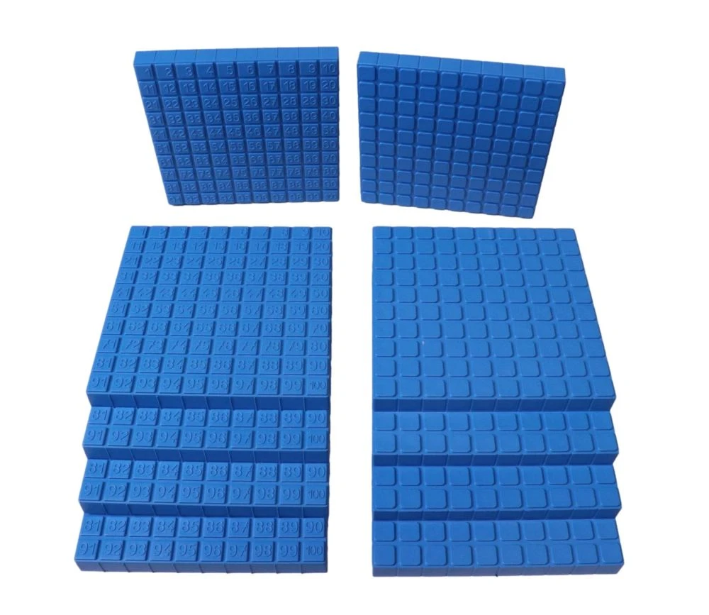 Set Complet Base 10 - 132 Pièces Encastrables Centaines, Dizaines Et Unités Replastic – Image 3