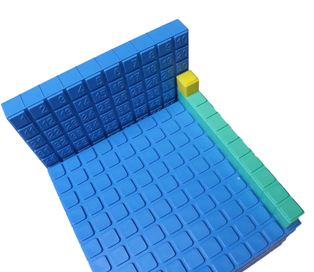 Set Complet Base 10 - 132 Pièces Encastrables Centaines, Dizaines Et Unités Replastic – Image 4