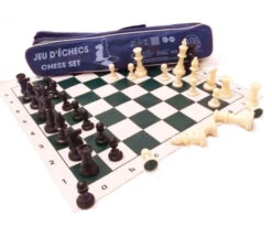 Set Jeu Echec 5 Club : 32 Pions + échiquier 50 Cm + Sac