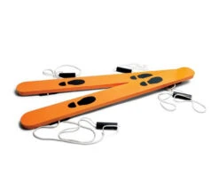 Skis De Jardin En Bois Coordination Pour 2 Enfants