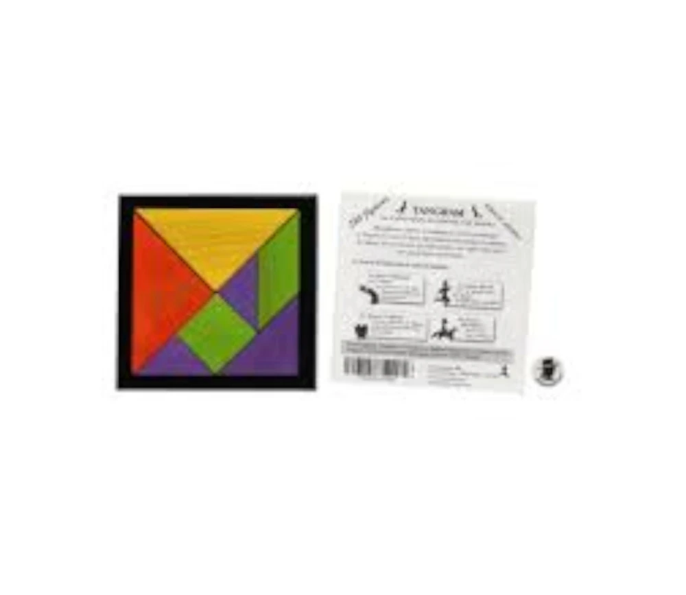 Tangram Bois Couleur 12 Cm. Fabrication Jura – Image 7