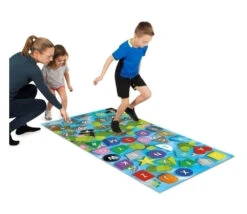 Tapis De Jeu éducatif Nimbly Lettres, Formes Et Chiffres -183 X 91 Cm