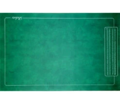 Tapis Jeu Belote Vert Avec Grille Points 4 Joueurs - 40 X 60 Cm