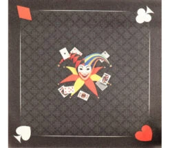 Tapis Jeu Tarot 60 X 60 Cm Joker Noir